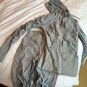 Lululemon original vintage dance set, reversible jacket